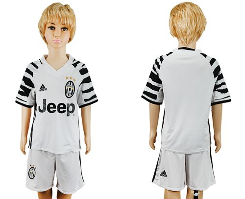 Juventus Blank Sec Away Kid Soccer Club Jersey Juventus Blank Sec Away Kid Soccer Club Jersey
