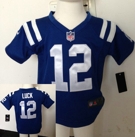Kids Andrew Luck Indianapolis Colts #12 Blue Stitched Nike Game Jersey Kids Andrew Luck Indianapolis Colts #12 Blue Stitched Nike Game Jersey