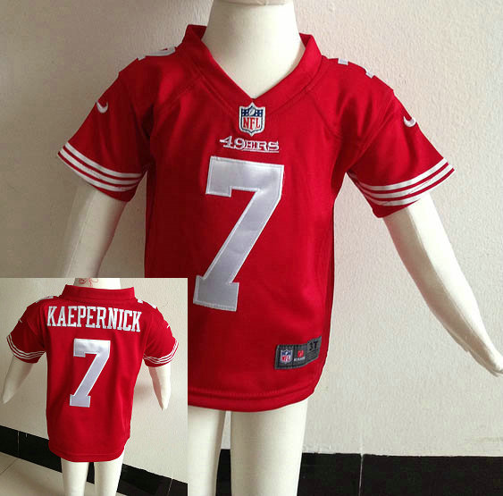 Kids Colin Kaepernick San Francisco 49ers #7 Red Nike Game Jersey Kids Colin Kaepernick San Francisco 49ers #7 Red Nike Game Jersey
