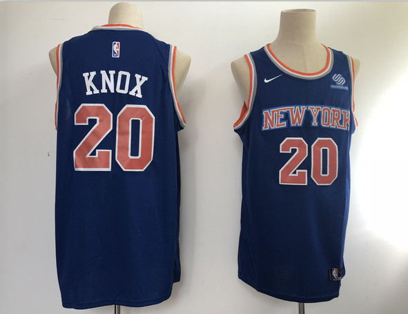 Knicks 20 Kevin Knox Blue Nike Swingman Jersey Knicks 20 Kevin Knox Blue Nike Swingman Jersey