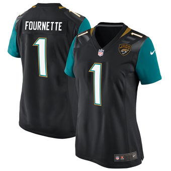Leonard Fournette Jacksonville Jaguars Nike Women's 2017 Draft Pick Game Jersey - Black Leonard Fournette Jacksonville Jaguars Nike Women's 2017 Draft Pick Game Jersey - Black