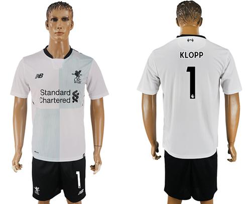 Liverpool #1 Klopp Away Soccer Club Jersey Liverpool #1 Klopp Away Soccer Club Jersey