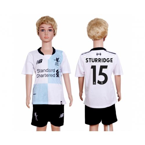 Liverpool #15 Sturridge Away Kid Soccer Club Jersey Liverpool #15 Sturridge Away Kid Soccer Club Jersey
