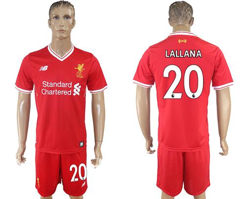 Liverpool #20 Lallana Red Home Soccer Club Jersey Liverpool #20 Lallana Red Home Soccer Club Jersey