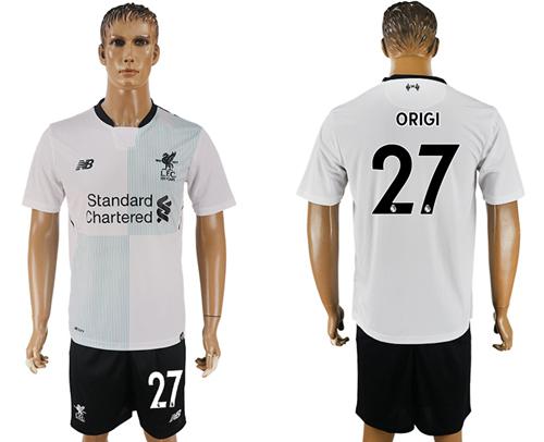 Liverpool #27 Origi Away Soccer Club Jersey Liverpool #27 Origi Away Soccer Club Jersey