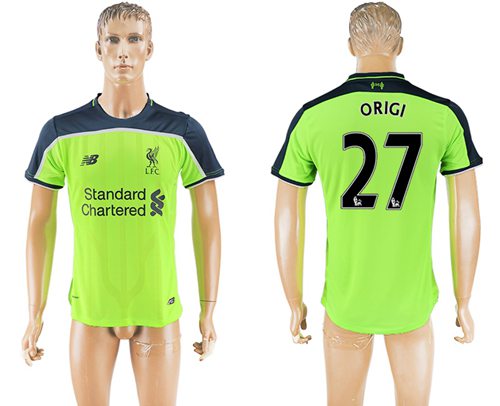 Liverpool #27 Origi Sec Away Soccer Club Jersey Liverpool #27 Origi Sec Away Soccer Club Jersey