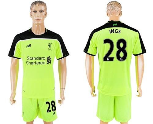 Liverpool #28 INGS Sec Away Soccer Club Jersey Liverpool #28 INGS Sec Away Soccer Club Jersey