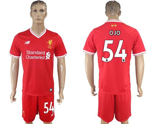 Liverpool #54 OJO Red Home Soccer Club Jersey Liverpool #54 OJO Red Home Soccer Club Jersey