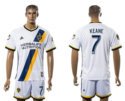 Los Angeles Galaxy #7 Keane Home Soccer Club Jersey Los Angeles Galaxy #7 Keane Home Soccer Club Jersey
