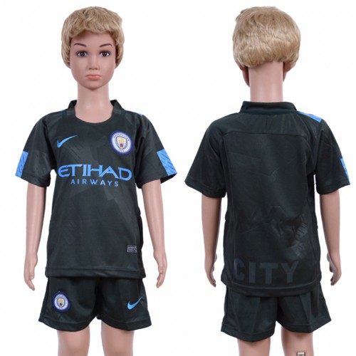 Manchester City Blank Sec Away Kid Soccer Club Jersey Manchester City Blank Sec Away Kid Soccer Club Jersey