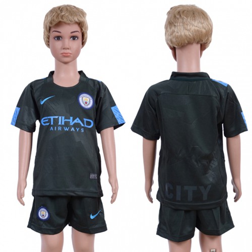 Manchester City Blank Sec Away Kid Soccer Club Jersey Manchester City Blank Sec Away Kid Soccer Club Jersey