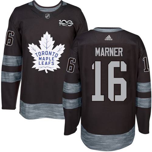 Maple Leafs #16 Mitchell Marner Black 1917-2017 100th Anniversary Stitched NHL Jersey Maple Leafs #16 Mitchell Marner Black 1917-2017 100th Anniversary Stitched NHL Jersey