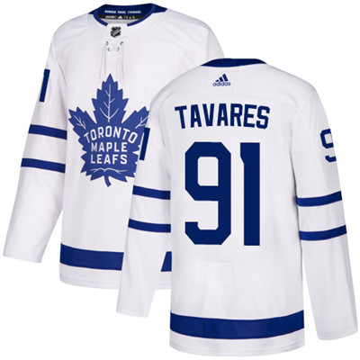 Maple Leafs #91 John Tavares White Adidas Jersey Maple Leafs #91 John Tavares White Adidas Jersey