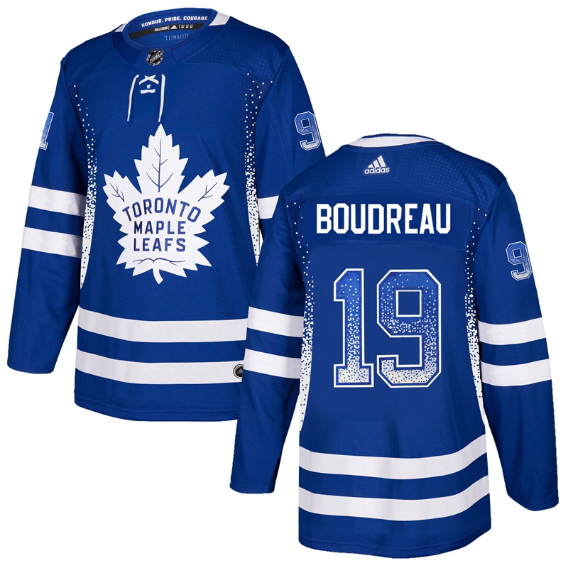 Maple Leafs 19 Bruce Boudreau Blue Drift Fashion Adidas Jersey Maple Leafs 19 Bruce Boudreau Blue Drift Fashion Adidas Jersey
