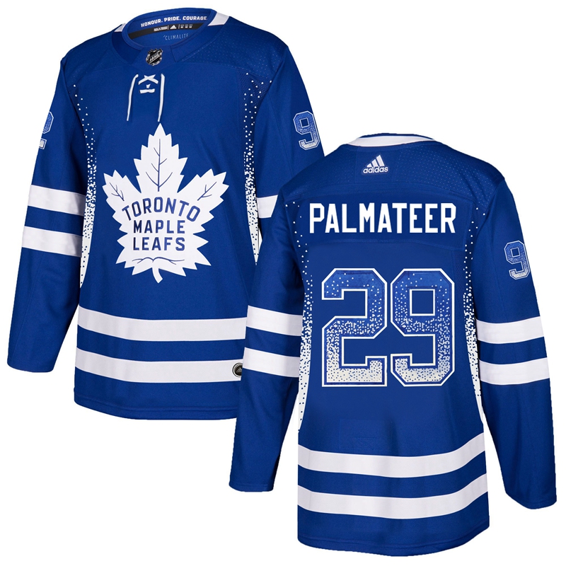 Maple Leafs 29 Mike Palmateer Blue Drift Fashion Adidas Jersey Maple Leafs 29 Mike Palmateer Blue Drift Fashion Adidas Jersey