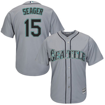 Mariners #15 Kyle Seager Grey Cool Base Stitched Youth MLB Jersey Mariners #15 Kyle Seager Grey Cool Base Stitched Youth MLB Jersey