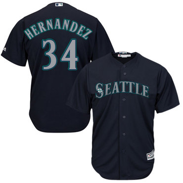 Mariners #34 Felix Hernandez Navy Blue Cool Base Stitched Youth MLB Jersey Mariners #34 Felix Hernandez Navy Blue Cool Base Stitched Youth MLB Jersey