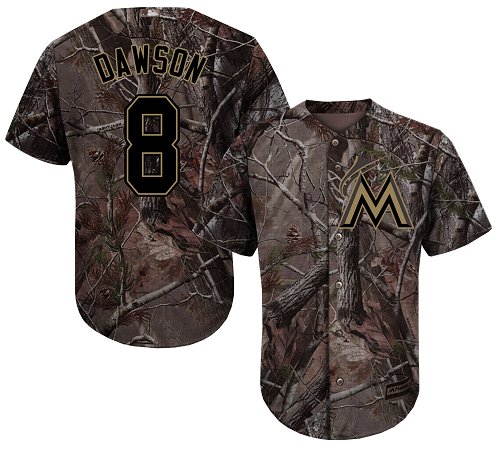 Marlins #8 Andre Dawson Camo Realtree Collection Cool Base Stitched Youth Baseball Jersey Marlins #8 Andre Dawson Camo Realtree Collection Cool Base Stitched Youth Baseball Jersey