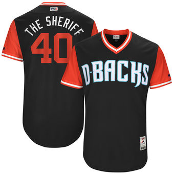 Men's Arizona Diamondbacks Andrew Chafin The Sheriff Majestic Black 2017 Players Weekend Authentic Jersey Men's Arizona Diamondbacks Andrew Chafin The Sheriff Majestic Black 2017 Players Weekend Authentic Jersey