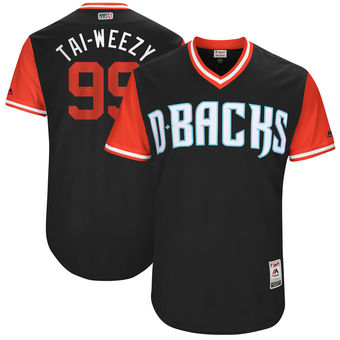 Men's Arizona Diamondbacks Taijuan Walker Tai-Weezy Majestic Black 2017 Players Weekend Authentic Jersey Men's Arizona Diamondbacks Taijuan Walker Tai-Weezy Majestic Black 2017 Players Weekend Authentic Jersey