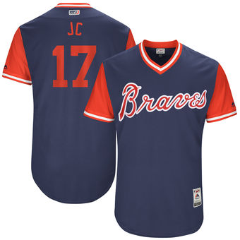 Men's Atlanta Braves Johan Camargo JC Majestic Navy 2017 Players Weekend Authentic Jersey Men's Atlanta Braves Johan Camargo JC Majestic Navy 2017 Players Weekend Authentic Jersey