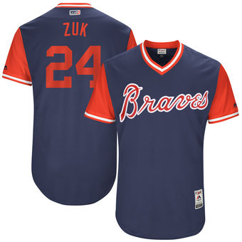 Men's Atlanta Braves Kurt Suzuki Zuk Majestic Navy 2017 Players Weekend Authentic Jersey Men's Atlanta Braves Kurt Suzuki Zuk Majestic Navy 2017 Players Weekend Authentic Jersey