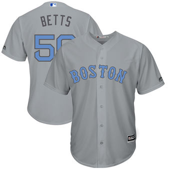 Men's Boston Red Sox Mookie Betts Majestic Gray Father's Day Cool Base Replica Jersey Men's Boston Red Sox Mookie Betts Majestic Gray Father's Day Cool Base Replica Jersey