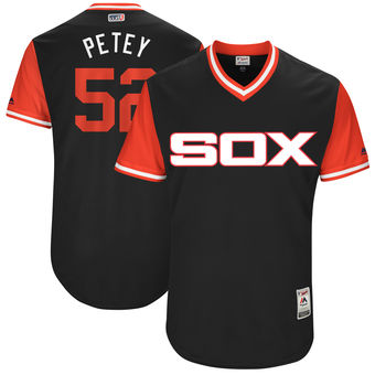 Men's Chicago White Sox Jake Petricka Petey Majestic Black 2017 Players Weekend Authentic Jersey Men's Chicago White Sox Jake Petricka Petey Majestic Black 2017 Players Weekend Authentic Jersey