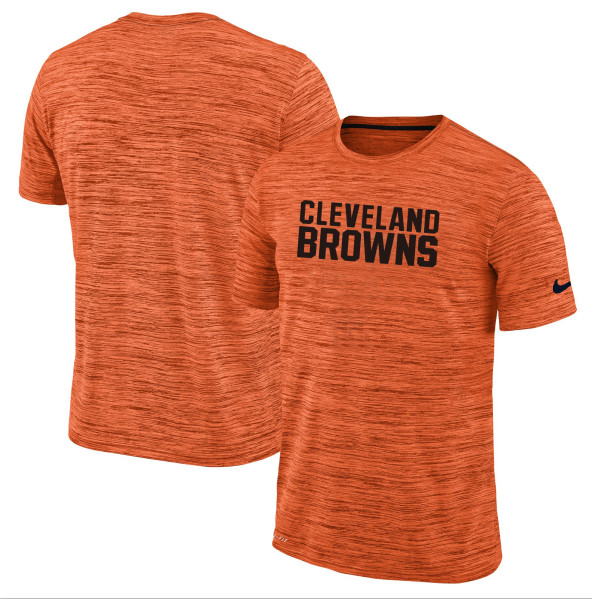 Men's Cleveland Browns Nike Orange Velocity Performance T-Shirt Men's Cleveland Browns Nike Orange Velocity Performance T-Shirt