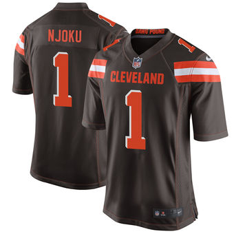 Men's David Njoku Cleveland Browns Nike 2017 Draft Pick Game Jersey - Brown