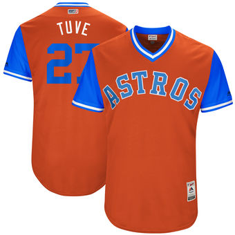 Men's Houston Astros Jose Altuve Tuve Majestic Orange 2017 Players Weekend Authentic Jersey Men's Houston Astros Jose Altuve Tuve Majestic Orange 2017 Players Weekend Authentic Jersey