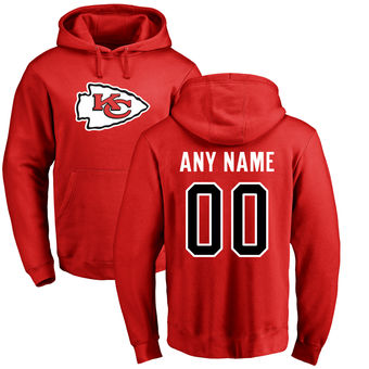 Men's Kansas City Chiefs Pro Line Red Any Name & Number Logo Personalized Pullover Hoodie Men's Kansas City Chiefs Pro Line Red Any Name & Number Logo Personalized Pullover Hoodie