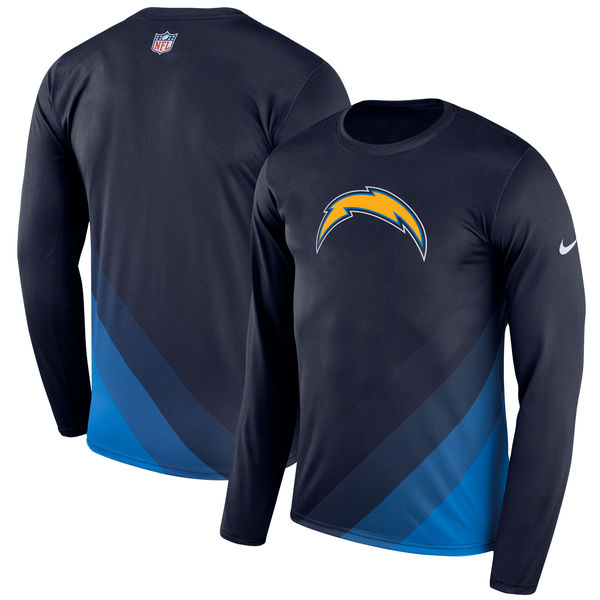 Men's Los Angeles Chargers Nike Navy Sideline Legend Prism Performance Long Sleeve T-Shirt Men's Los Angeles Chargers Nike Navy Sideline Legend Prism Performance Long Sleeve T-Shirt