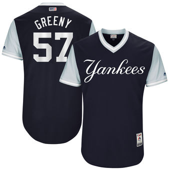 Men's New York Yankees Chad Green Greeny Majestic Navy 2017 Players Weekend Authentic Jersey Men's New York Yankees Chad Green Greeny Majestic Navy 2017 Players Weekend Authentic Jersey