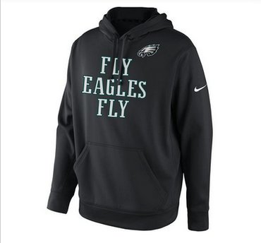 Men's Philadelphia Eagles Nike Black Fly Eagles Fly Pullover Hoodie Men's Philadelphia Eagles Nike Black Fly Eagles Fly Pullover Hoodie