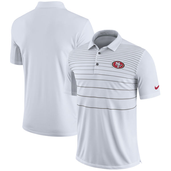 Men's San Francisco 49ers Nike White Early Season Polo