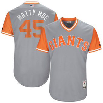 Men's San Francisco Giants Matt Moore Matty Moe Majestic Gray 2017 Players Weekend Authentic Jersey Men's San Francisco Giants Matt Moore Matty Moe Majestic Gray 2017 Players Weekend Authentic Jersey