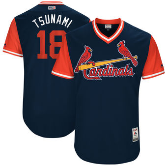 Men's St. Louis Cardinals Carlos Martinez Tsunami Majestic Navy 2017 Players Weekend Authentic Jersey Men's St. Louis Cardinals Carlos Martinez Tsunami Majestic Navy 2017 Players Weekend Authentic Jersey