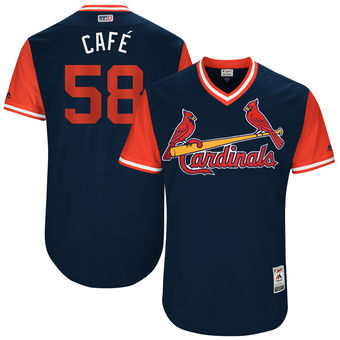 Men's St. Louis Cardinals Jose Martinez Cafè Majestic Navy 2017 Players Weekend Authentic Jersey Men's St. Louis Cardinals Jose Martinez Cafè Majestic Navy 2017 Players Weekend Authentic Jersey