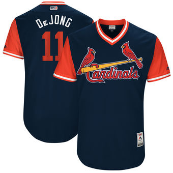 Men's St. Louis Cardinals Paul DeJong DeJong Majestic Navy 2017 Players Weekend Authentic Jersey Men's St. Louis Cardinals Paul DeJong DeJong Majestic Navy 2017 Players Weekend Authentic Jersey