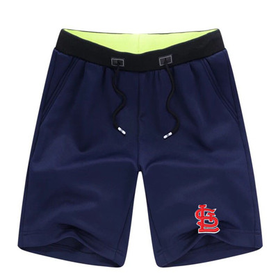 Men's St. Louis Cardinals Team Logo Navy Baseball Shorts Men's St. Louis Cardinals Team Logo Navy Baseball Shorts