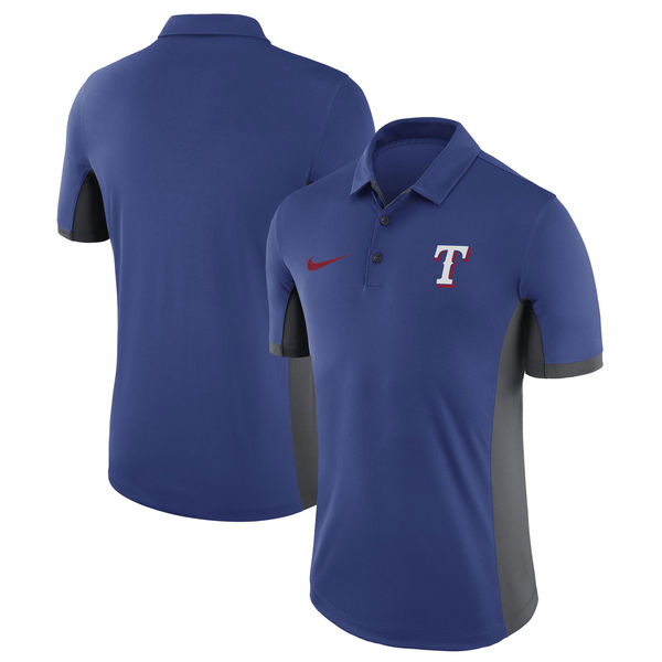 Men's Texas Rangers Nike Royal Franchise Polo Men's Texas Rangers Nike Royal Franchise Polo