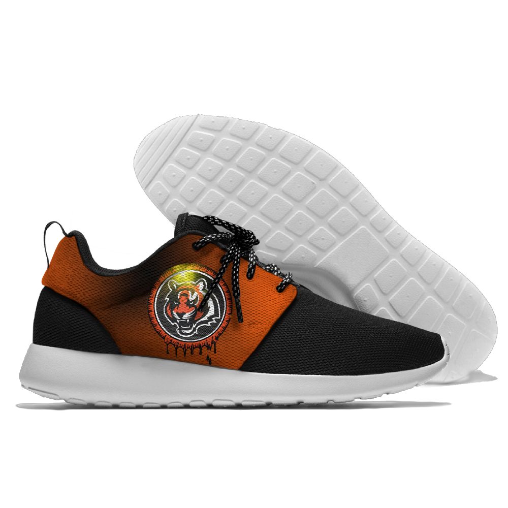 Men and women NFL Cincinnati Bengals Roshe style Lightweight Running shoes (4) Men and women NFL Cincinnati Bengals Roshe style Lightweight Running shoes (4)