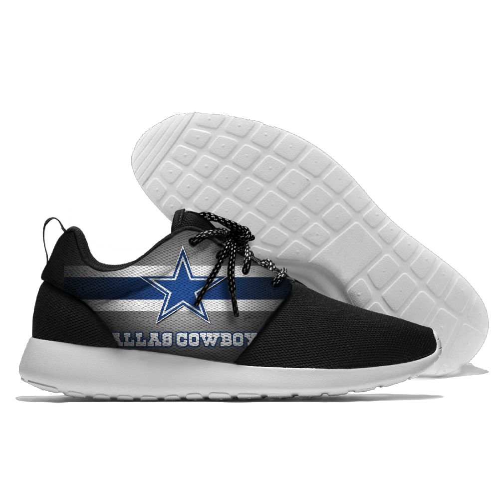 Men and women NFL Dallas Cowboys Roshe style Lightweight Running shoes (2) Men and women NFL Dallas Cowboys Roshe style Lightweight Running shoes (2)