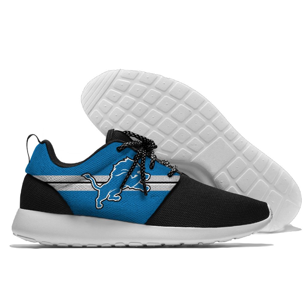 Men and women NFL Detroit Lions Roshe style Lightweight Running shoes Men and women NFL Detroit Lions Roshe style Lightweight Running shoes