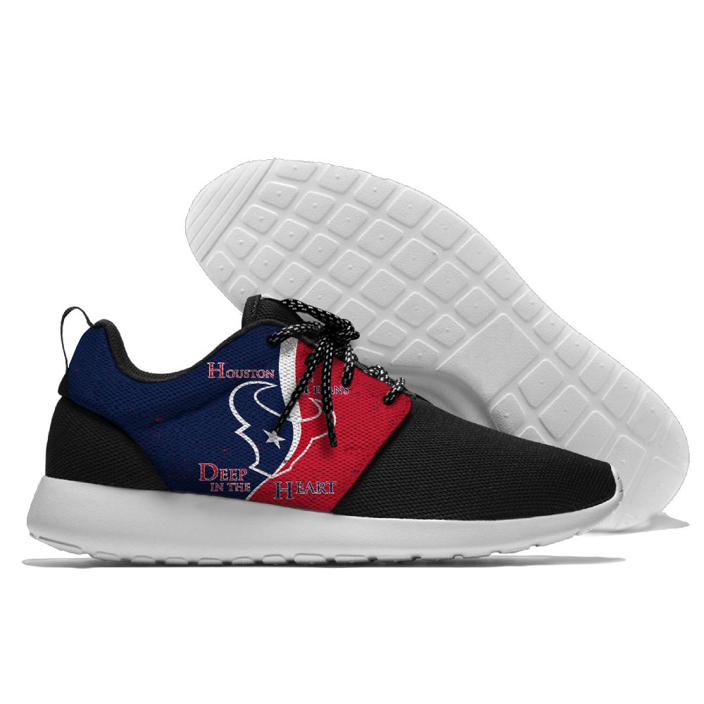 Men and women NFL Houston Texans Roshe style Lightweight Running shoes 2 Men and women NFL Houston Texans Roshe style Lightweight Running shoes 2