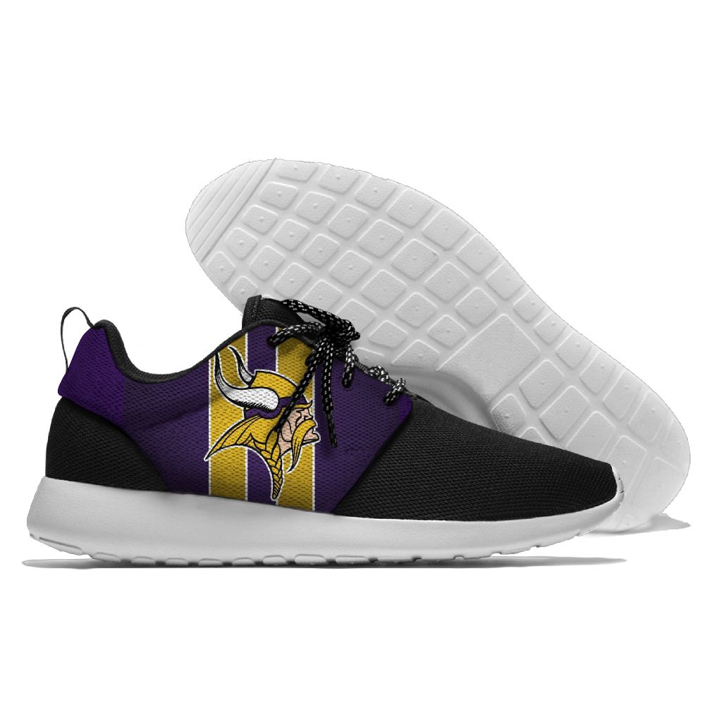 Men and women NFL Minnesota Vikings Roshe style Lightweight Running shoes Men and women NFL Minnesota Vikings Roshe style Lightweight Running shoes