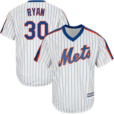 Mets #30 Nolan Ryan White(Blue Strip) Alternate Cool Base Stitched Youth MLB Jersey Mets #30 Nolan Ryan White(Blue Strip) Alternate Cool Base Stitched Youth MLB Jersey