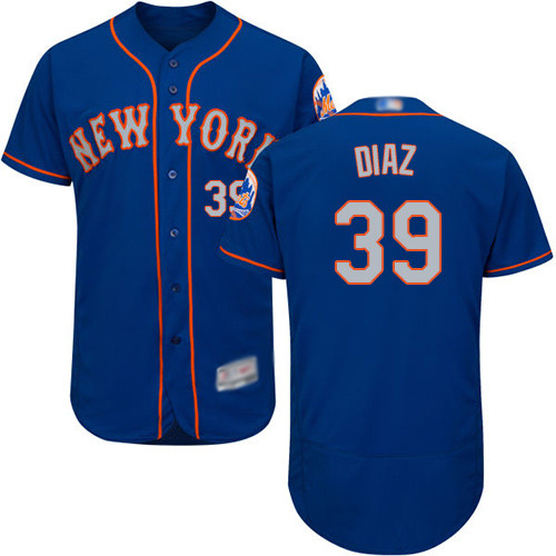 Mets #39 Edwin Diaz Blue(Grey NO.) Flexbase Authentic Collection Stitched Baseball Jersey Mets #39 Edwin Diaz Blue(Grey NO.) Flexbase Authentic Collection Stitched Baseball Jersey