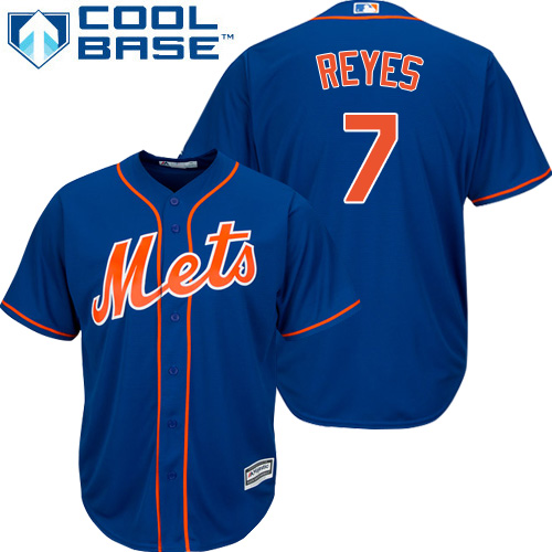 Mets #7 Jose Reyes Blue Cool Base Stitched Youth MLB Jersey Mets #7 Jose Reyes Blue Cool Base Stitched Youth MLB Jersey